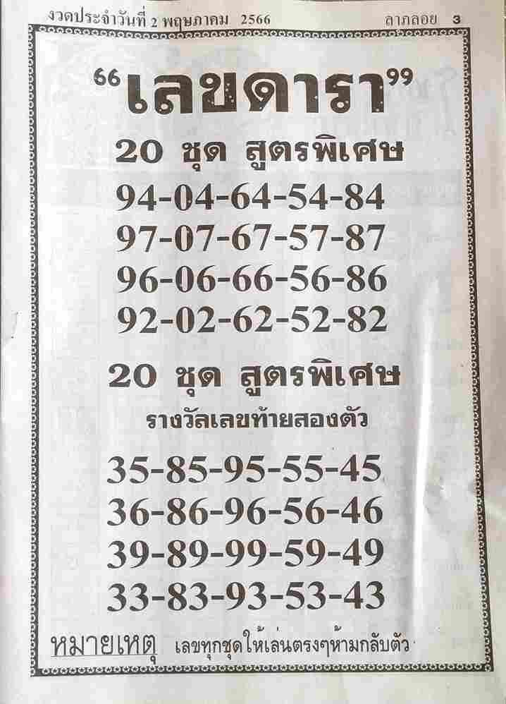 เลขดารา